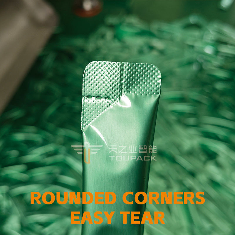 पूर्ण स्वचालित वीएफएस केचप पैकिंग और भरने की मशीन मल्टी ट्रैक वर्टिकल 4 साइड सील सैकेट टमाटर सॉस पैकिंग मशीन