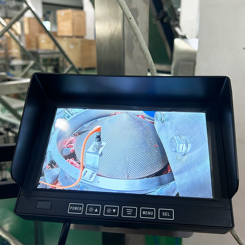 रिबेय स्टीक्स के लिए सटीक और कुशल स्वचालित तौल और बॉक्स पैकेजिंग प्रणाली स्क्रू मल्टीहेड वेजर