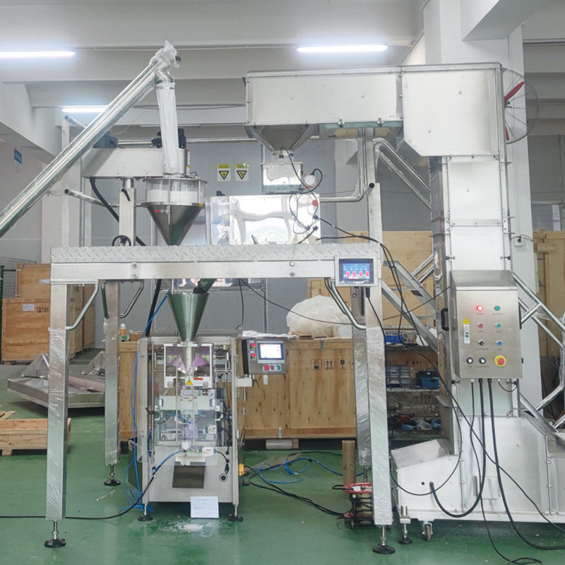 Automatic 200g 300g 500g Vertical Form Fill And Seal Powder Filling Machine Whey Protein Powder Packing Machine