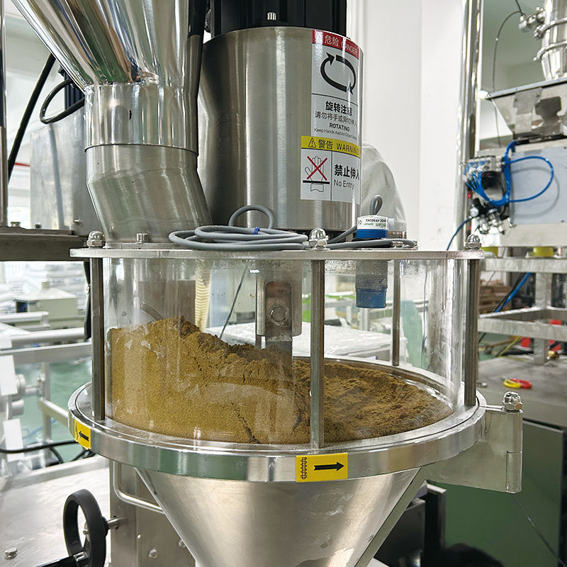 स्वचालित 200g 300g 500g ऊर्ध्वाधर आकार भरने और सील पैकेजिंग मशीनें पाउडर भरने की मशीन Doypack बैग Whey Protein पाउडर पैकिंग मशीन