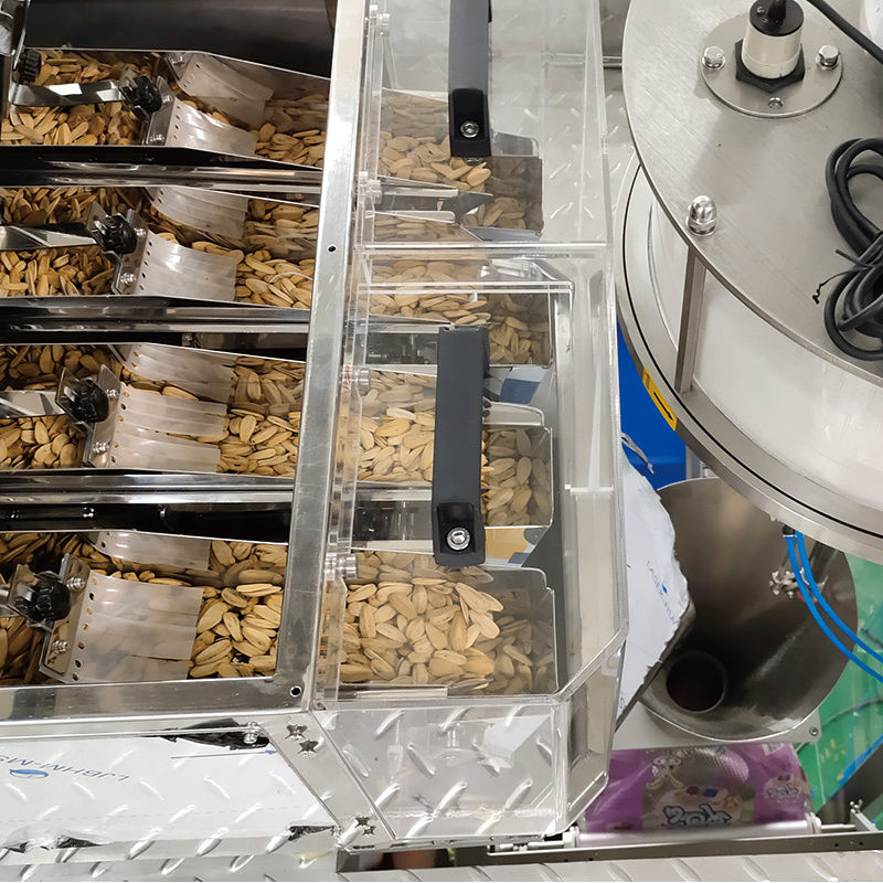 स्वचालित 200g 300g 500g ऊर्ध्वाधर आकार भरने और सील पैकेजिंग मशीनें पाउडर भरने की मशीन Doypack बैग Whey Protein पाउडर पैकिंग मशीन