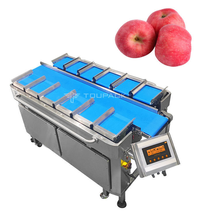 तकिया रोल पैकिंग मशीन Pear Apple Weight Combination Scale Fruit Combination Weigher उच्च परिशुद्धता पैकिंग मशीन