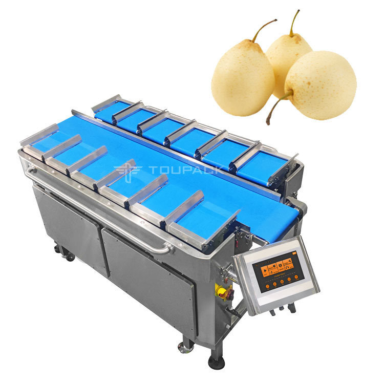 तकिया रोल पैकिंग मशीन Pear Apple Weight Combination Scale Fruit Combination Weigher उच्च परिशुद्धता पैकिंग मशीन