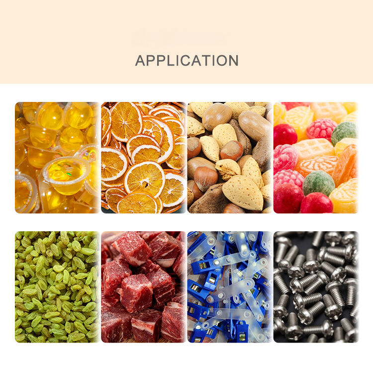 ऑटोमैटिक ग्रेन्यूल पैकिंग मशीन आलू चिप्स सभी एक वजन और बैगिंग उत्पादन लाइन में