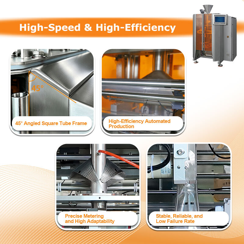 Automatic Vertical Form Fill Seal Machine for 200g-1000g Food Packaging with 150 bags/min and Intelligent Control System