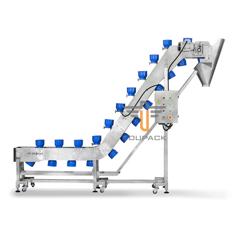 भोजन के लिए स्टेनलेस स्टील 4m³/H 3L Z प्रकार इच्छुक बाल्टी लिफ्ट E