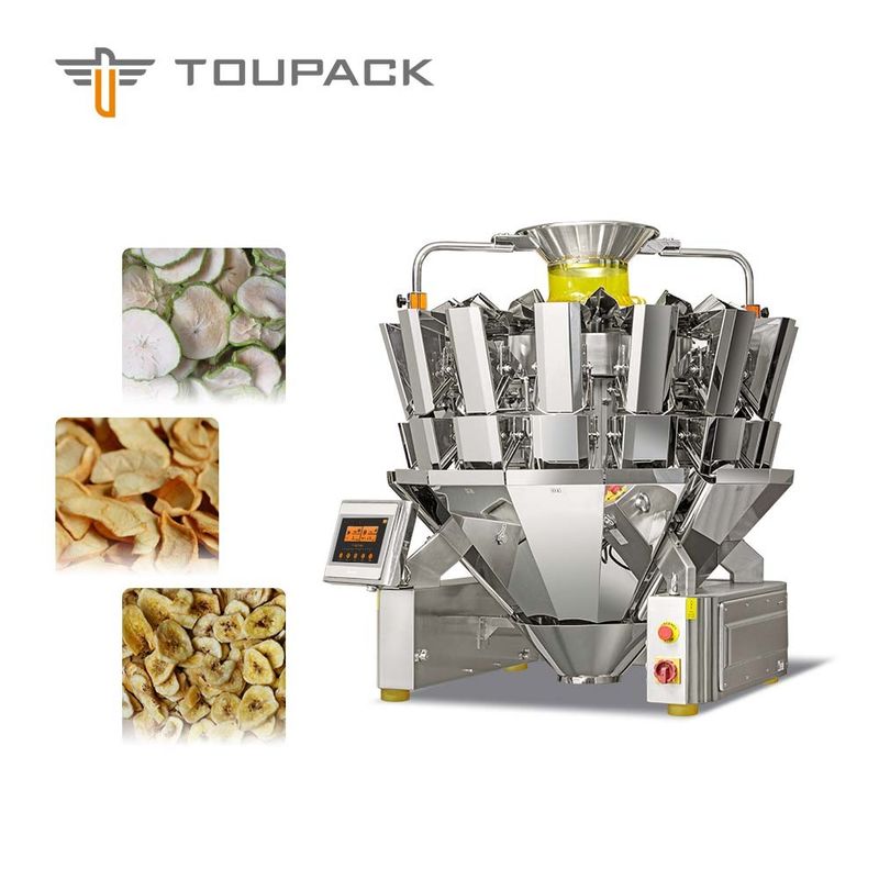 केले के चिप्स के लिए MCU PLC नियंत्रण SS304 2.5L स्वचालित वजन पैकिंग मशीन Machine