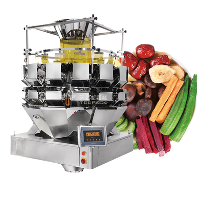 0.5m3/मिनट फोटो चिप्स स्नैक फूड पैकेजिंग मशीन L1400*W1000*H1800mm