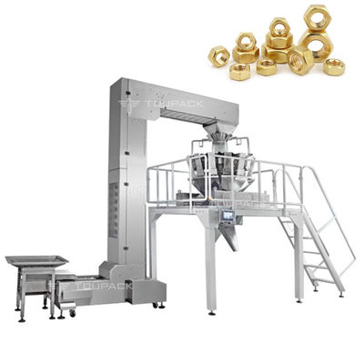 स्टेनलेस स्टील 304 स्वचालित पैकिंग मशीन कंपन कटोरा हेक्स नट पेंच भरने की मशीन