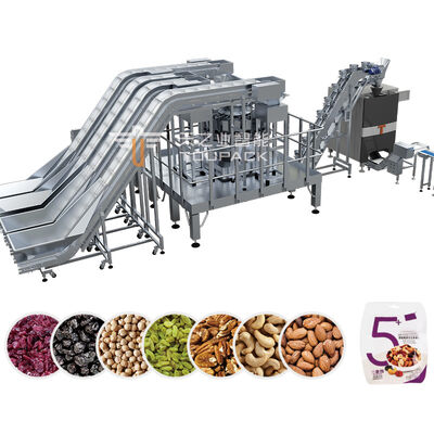 mixed nuts Multihead Weigher Automatic Small Bag Pouch Snack Peanut Packaging Machine