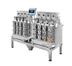 स्टिकी फूड के लिए फास्ट 60 पी / एम 8 हेड मल्टी हेड वजनी मशीन