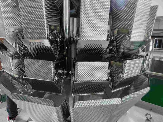 किशमिश नट कुत्ते बिस्कुट के लिए सादा हॉपर SUS304 ऑटो मल्टीहेड वजनी