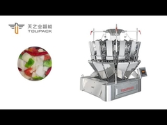 सब्जी सलाद पैकिंग मशीन कन्वेयर पैकिंग मशीन मल्टीहेड